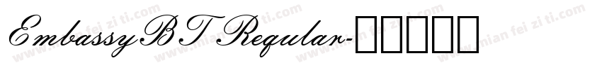 EmbassyBT Reqular字体转换